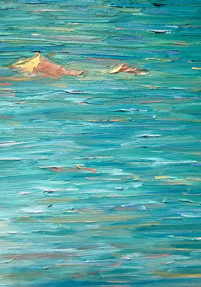 Détail de Saint-Cado : l'eau au couteau