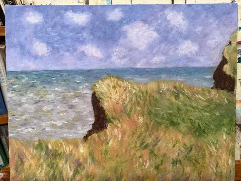 Troisième temps : les herbes prennent la lumière
